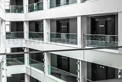 Стеклянные перила для атриумов в Новосибирске. Готовые проекты ПерилаГлавСнаб - фото 14