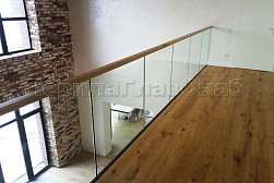 Цельностеклянные ограждения на несущем стекле в Новосибирске. Готовые проекты ПерилаГлавСнаб - фото 26