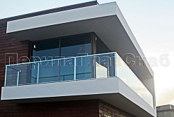 Цельностеклянные ограждения на несущем стекле в Новосибирске. Готовые проекты ПерилаГлавСнаб - фото 22