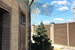 Стеклянные козырьки на вантах в Новосибирске. Готовые проекты ПерилаГлавСнаб - фото 17