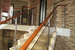 Ограждения лестничных маршей в Новосибирске. Готовые проекты ПерилаГлавСнаб - фото 30