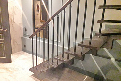 Перила и ограждения с вертикальным заполнением в Новосибирске. Готовые проекты ПерилаГлавСнаб - фото 10