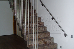 Перила и ограждения с вертикальным заполнением в Новосибирске. Готовые проекты ПерилаГлавСнаб - фото 17