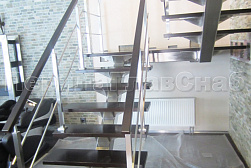 Ограждения для лестниц в Новосибирске. Готовые проекты ПерилаГлавСнаб - фото 28