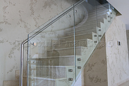 Ограждения для лестниц в Новосибирске. Готовые проекты ПерилаГлавСнаб - фото 11