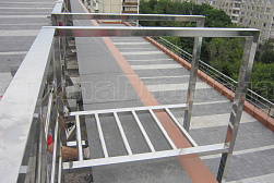 Ограждения для кровли из нержавеющей стали в Новосибирске. Готовые проекты ПерилаГлавСнаб - фото 12