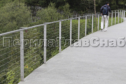Тросовые ограждения в Новосибирске. Готовые проекты ПерилаГлавСнаб - фото 5