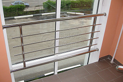 Ограждение на окна из нержавеющей стали в Новосибирске. Готовые проекты ПерилаГлавСнаб - фото 18