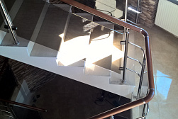 Ограждения лестничных маршей в Новосибирске. Готовые проекты ПерилаГлавСнаб - фото 29