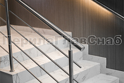 Поручни, перила и ограждения с подсветкой в Новосибирске. Готовые проекты ПерилаГлавСнаб - фото 2