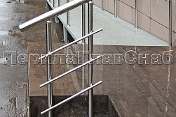 Поручни для инвалидов из нержавеющей стали в Новосибирске. Готовые проекты ПерилаГлавСнаб - фото 25