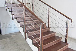 Четырёх и многоригельные перила и ограждения в Новосибирске. Готовые проекты ПерилаГлавСнаб - фото 5