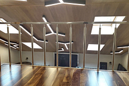 Ограждения и перила без ригелей из нержавеющей стали (без заполнения) в Новосибирске. Готовые проекты ПерилаГлавСнаб - фото 13