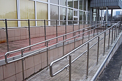 Поручни для инвалидов из нержавеющей стали в Новосибирске. Готовые проекты ПерилаГлавСнаб - фото 22