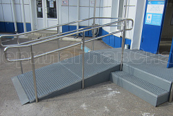 Поручни для инвалидов из нержавеющей стали в Новосибирске. Готовые проекты ПерилаГлавСнаб - фото 9