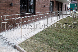 Хромированные перила в Новосибирске. Готовые проекты ПерилаГлавСнаб - фото 4