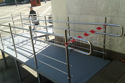 Поручни для инвалидов из нержавеющей стали в Новосибирске. Готовые проекты ПерилаГлавСнаб - фото 7