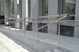 Поручни для инвалидов из нержавеющей стали в Новосибирске. Готовые проекты ПерилаГлавСнаб - фото 10