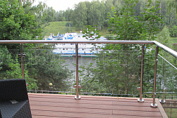 Ограждения для террас в Новосибирске. Готовые проекты ПерилаГлавСнаб - фото 8