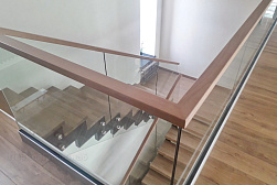 Ограждения для лестниц в Новосибирске. Готовые проекты ПерилаГлавСнаб - фото 17