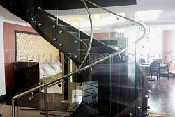Цельностеклянные ограждения на несущем стекле в Новосибирске. Готовые проекты ПерилаГлавСнаб - фото 4