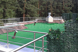 Ограждения для кровли из нержавеющей стали в Новосибирске. Готовые проекты ПерилаГлавСнаб - фото 2