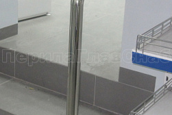 Ограждения и перила без ригелей из нержавеющей стали (без заполнения) в Новосибирске. Готовые проекты ПерилаГлавСнаб - фото 2