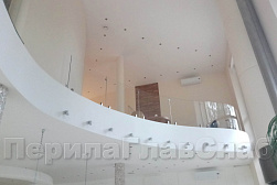 Стеклянные перила для атриумов в Новосибирске. Готовые проекты ПерилаГлавСнаб - фото 6