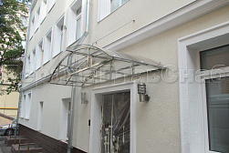 Козырьки и навесы на металлокаркасе в Новосибирске. Готовые проекты ПерилаГлавСнаб - фото 2