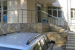 Перила и ограждения из нержавеющей стали с двумя ригелями в Новосибирске. Готовые проекты ПерилаГлавСнаб - фото 5