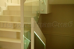 Цельностеклянные ограждения на несущем стекле в Новосибирске. Готовые проекты ПерилаГлавСнаб - фото 30