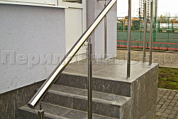 Ограждения и перила без ригелей из нержавеющей стали (без заполнения) в Новосибирске. Готовые проекты ПерилаГлавСнаб - фото 14