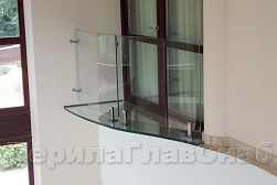 Стеклянные перила для балконов в Новосибирске. Готовые проекты ПерилаГлавСнаб - фото 18