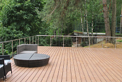 Ограждения для террас в Новосибирске. Готовые проекты ПерилаГлавСнаб - фото 6