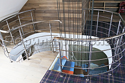 Четырёх и многоригельные перила и ограждения в Новосибирске. Готовые проекты ПерилаГлавСнаб - фото 12