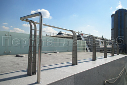 Уличные ограждения из металла в Новосибирске. Готовые проекты ПерилаГлавСнаб - фото 22