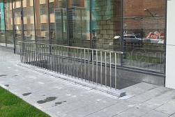 Перила и ограждения с вертикальным заполнением в Новосибирске. Готовые проекты ПерилаГлавСнаб - фото 6