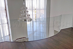 Цельностеклянные ограждения на несущем стекле в Новосибирске. Готовые проекты ПерилаГлавСнаб - фото 9