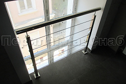 Ограждение на окна из нержавеющей стали в Новосибирске. Готовые проекты ПерилаГлавСнаб - фото 5