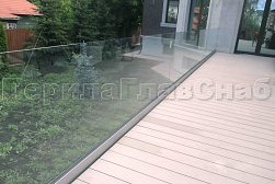 Ограждения для террас в Новосибирске. Готовые проекты ПерилаГлавСнаб - фото 1